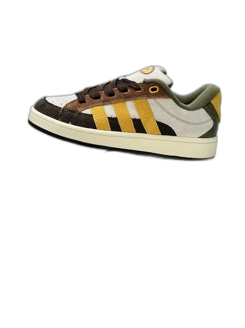 adidas 90s Retro Suede & Canvas Unisex Sneakers Brown White
