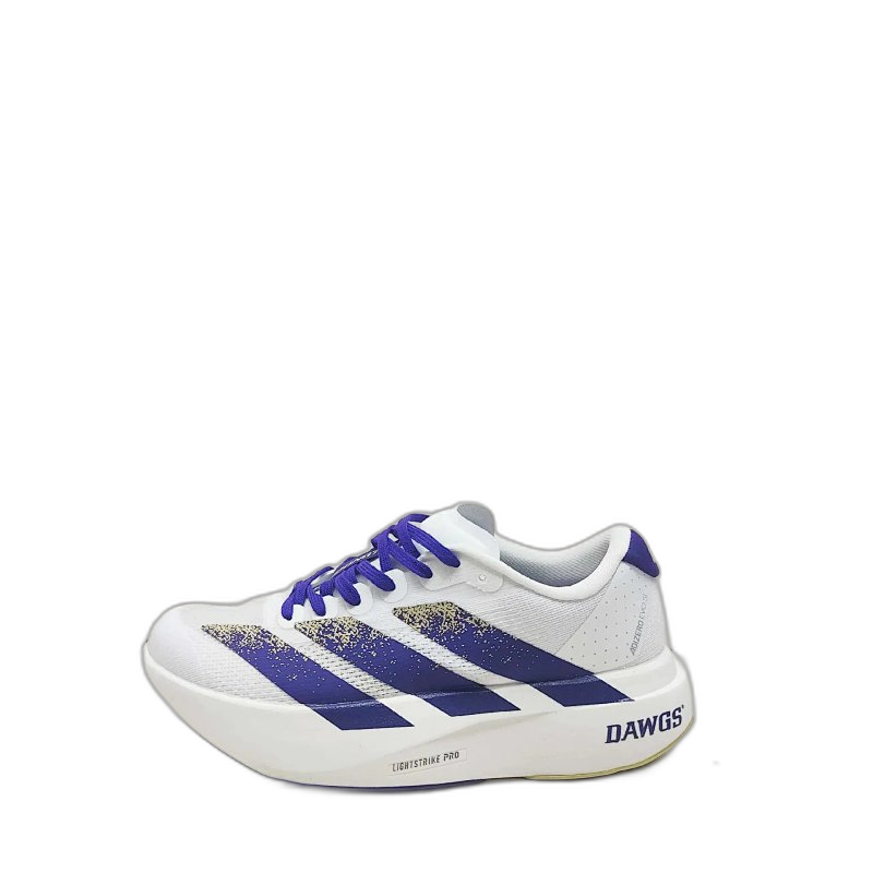 Adidas Adizero White & Blue Cushioned Running Shoes