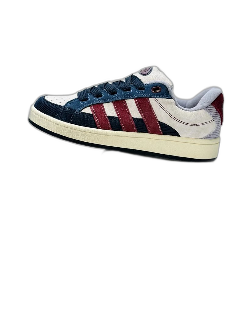 adidas Blue White Red Retro Sneakers, Leather & Textile