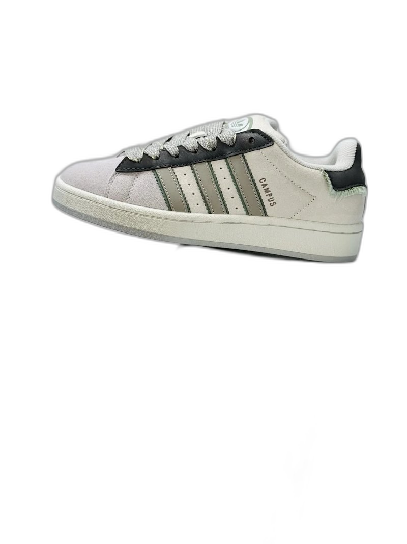 Adidas Campus 90s Suede Sneakers: Grey/White Retro Unisex