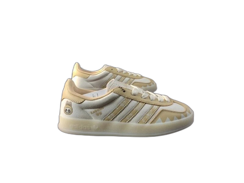 Adidas Classic Beige Cushioned Canvas Sneakers - Unisex