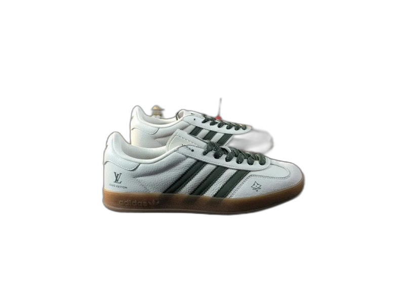 Adidas Classic White Leather Cushioned Sneakers
