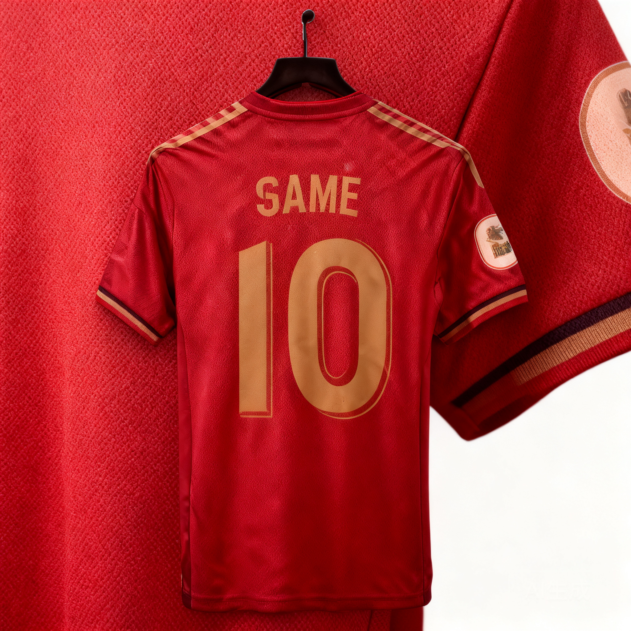 Adidas Football Jersey: Red Breathable Unisex Sportswear