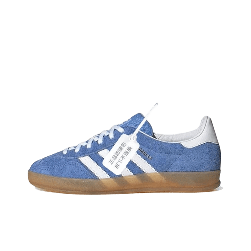 Adidas Gazelle Blue Suede Vintage 70s Unisex Sneakers