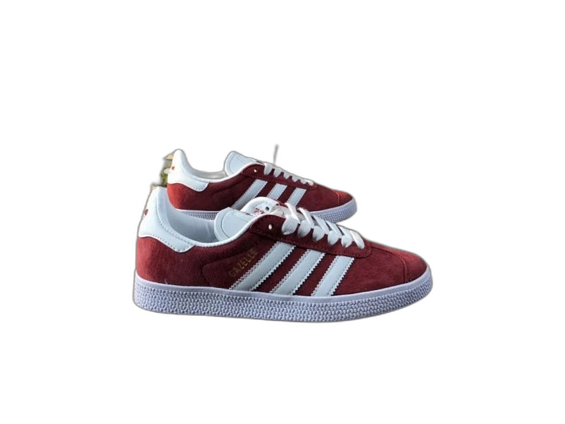 adidas Gazelle Burgundy Suede Sneakers, 80s Retro Unisex