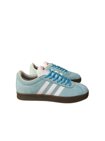 Adidas Light Blue Suede Retro Sneakers, Unisex