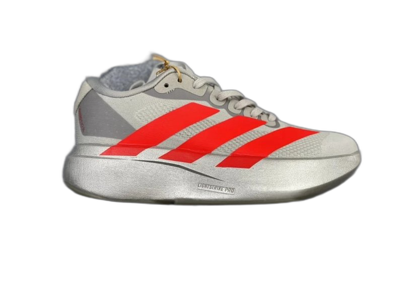 Adidas Lightstrike Pro Grey White Red Breathable Mesh Sneakers