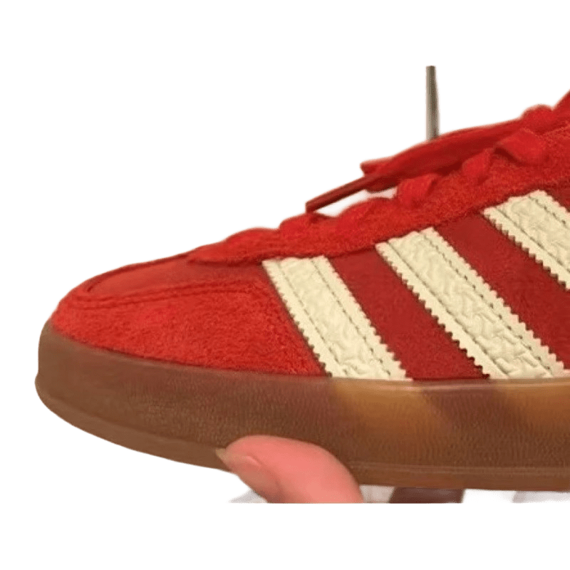 Adidas Retro Suede Red Unisex Sneakers w/ Cushioning
