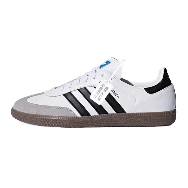 Adidas Samba White Leather Sneakers: Retro Unisex Shoes