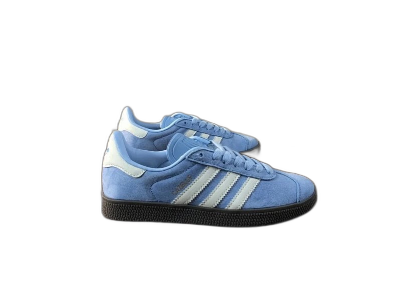 adidas Suede Retro Sneakers - Light Blue Unisex Sporty Shoes
