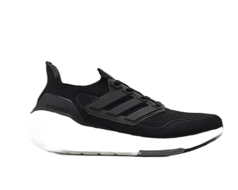 Adidas Ultraboost Black Knit Sneakers: Cushioned & Breathable