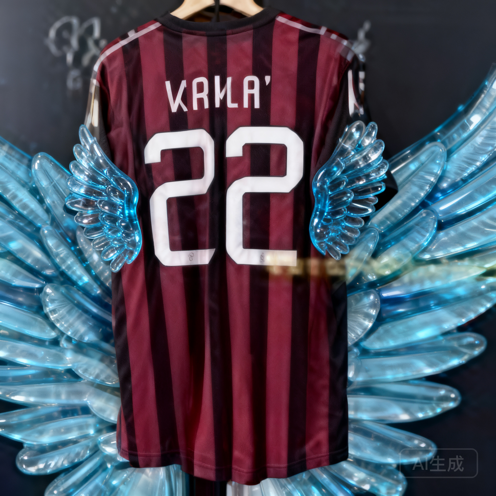 Adidas Unisex Red Soccer Jersey - Breathable Wing Design