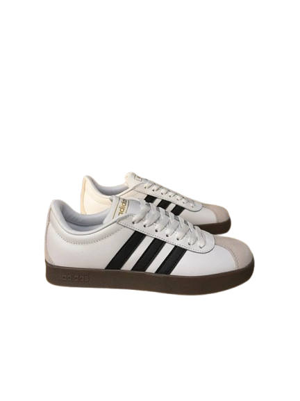 Adidas White Leather Cushioned Sneakers - Unisex