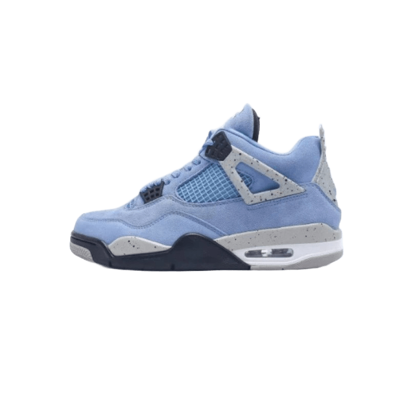 Air Jordan 4 Light Blue Suede Men's Lifestyle Sneakers