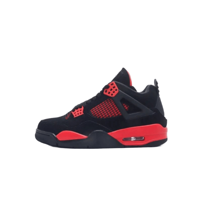 Air Jordan 4 Retro 'Bred' Leather Basketball Shoes