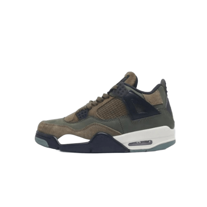 Air Jordan 4 Retro 'Olive Green' Suede Men's Shoes