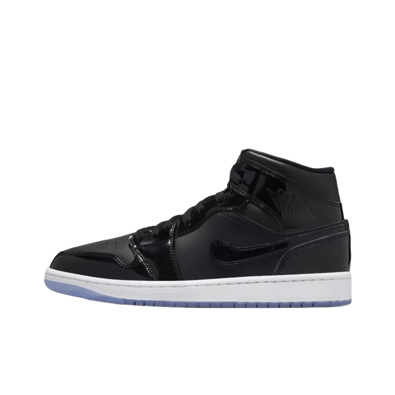 Air Jordan High Black Patent Leather Basketball Shoes