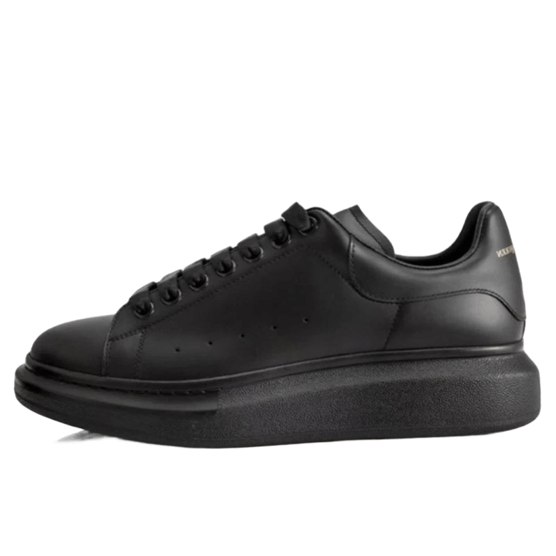 Alexander McQueen Black Leather Chunky Sole Sneakers