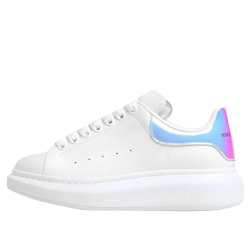 Alexander McQueen White Leather Unisex Sneakers