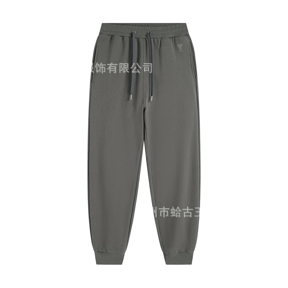 Amiclams Deep Gray Sweatpants: Soft Unisex Casual Comfort