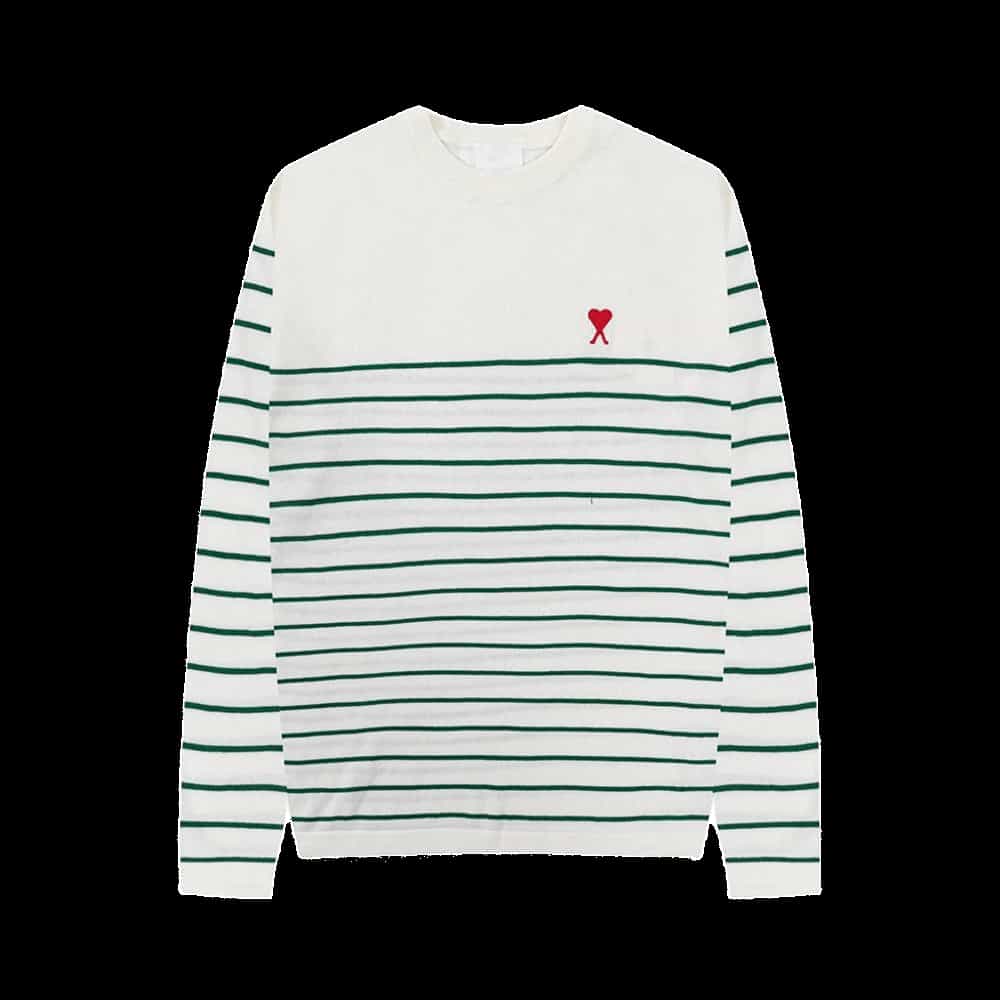 Amiclams Unisex White Knit Sweater, Warm & Cozy