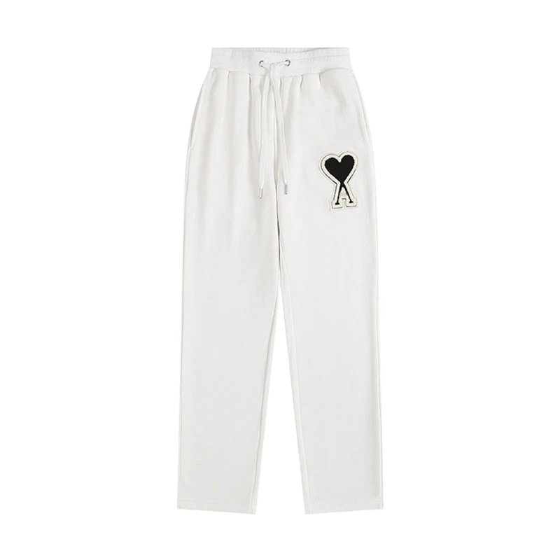 Amiclams White Chinos: Unisex Cotton Casual Pants