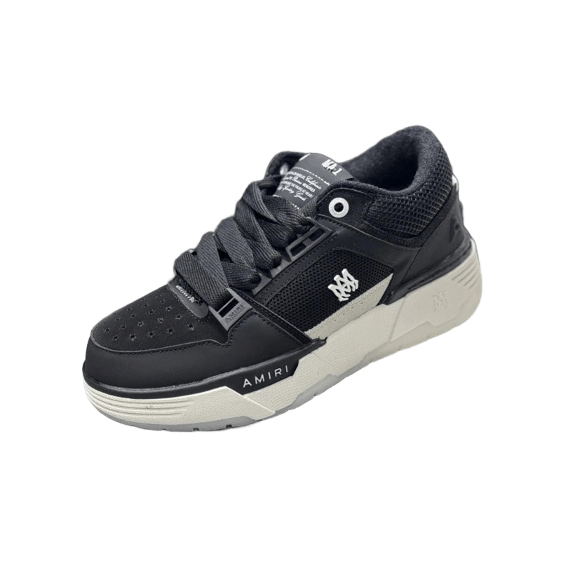 Amiri Black Leather & Mesh Unisex Sneakers