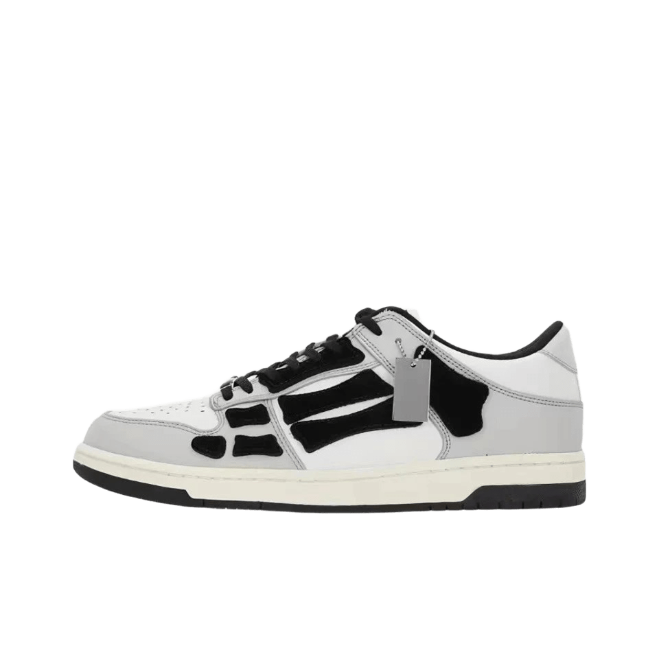 Amiri Black & White Leather Sneakers | Unisex Streetwear