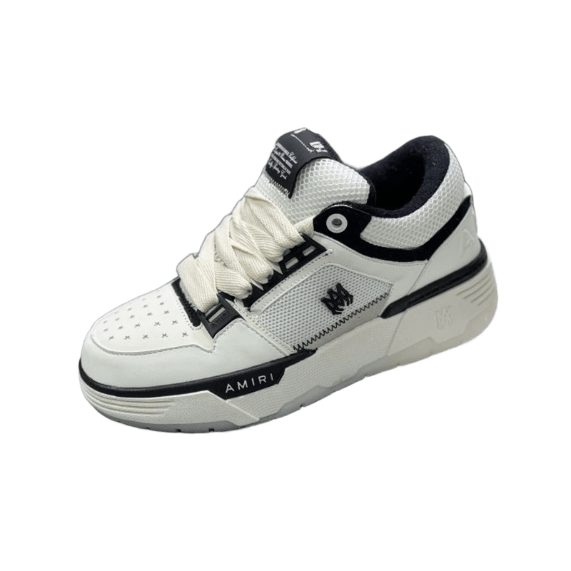 Amiri Classic White Leather Sneakers, Unisex Streetwear