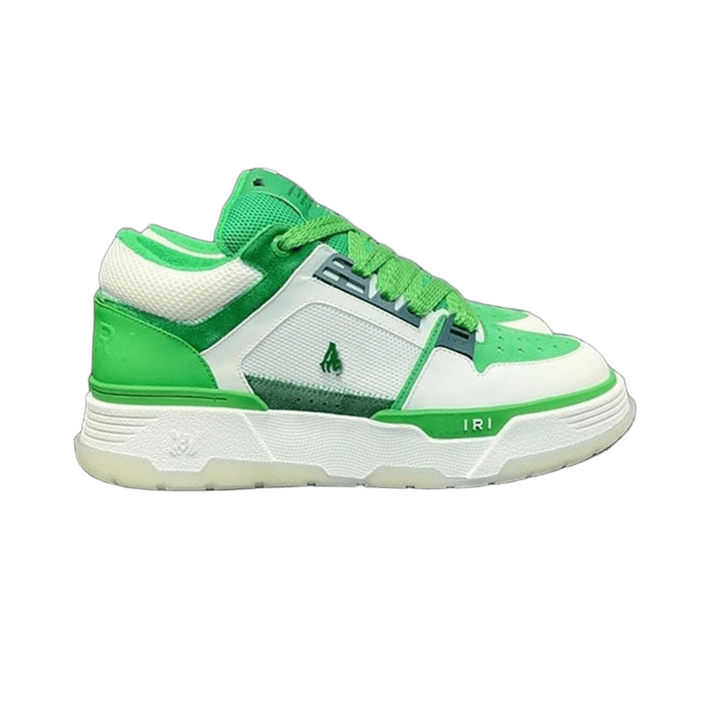 Amiri Green White Patchwork Sneakers | Unisex Street Style
