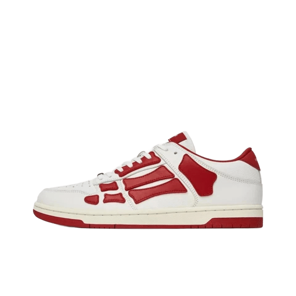 Amiri Red White Leather Sneakers | Unisex Casual Streetwear