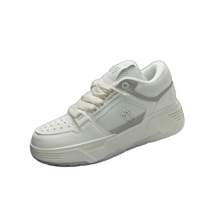 Amiri White Leather & Mesh Sneakers - Unisex Street Style