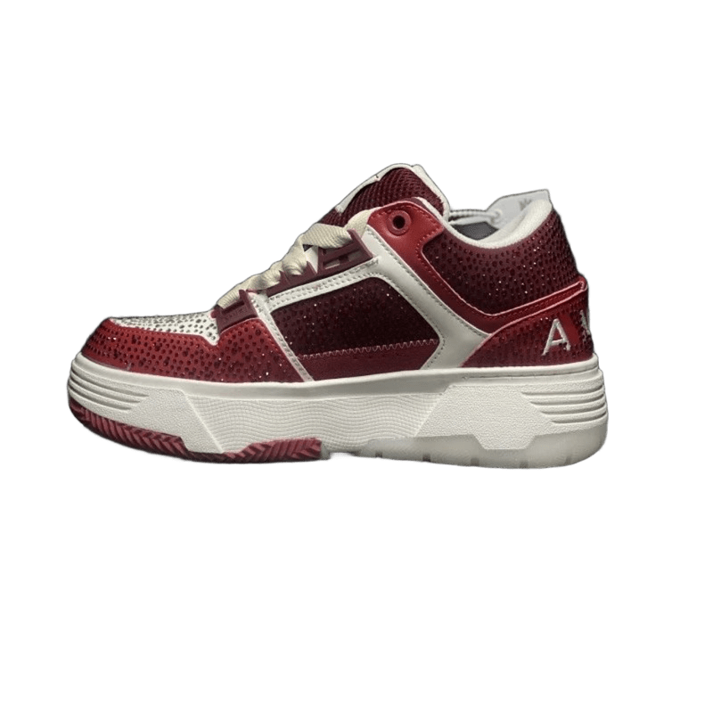 Amiri Wine Red Leather Sneakers | Unisex Streetwear