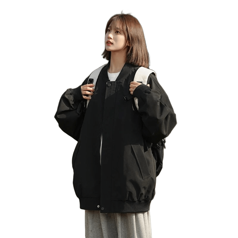 AOBINKA Women's Black Winter Coat, Warm Fleece Jacket