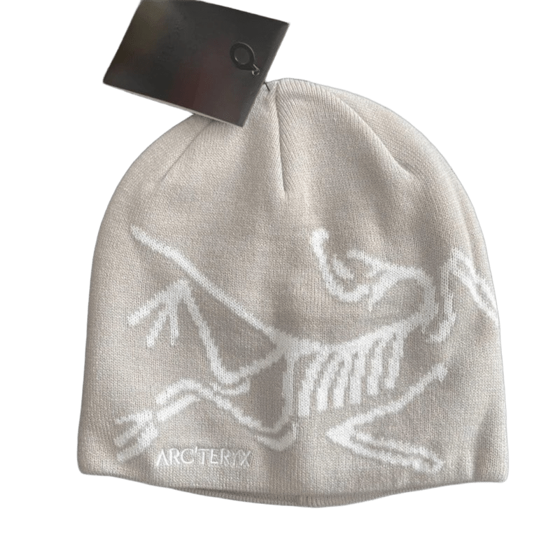 Arc'teryx Light Grey Knit Beanie: Warm Unisex Winter Hat