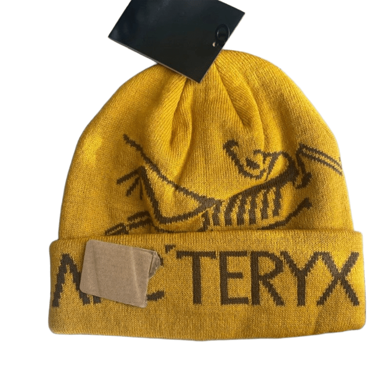 Arc'teryx Yellow Wool Beanie: Unisex Winter Hat