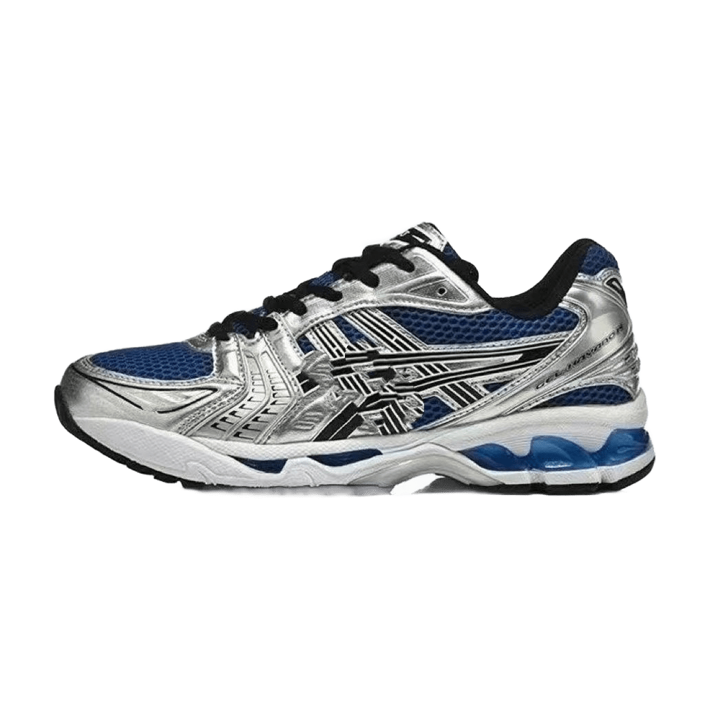Asics Gel-Kayano 30 Blue Silver Cushioned Running Shoes