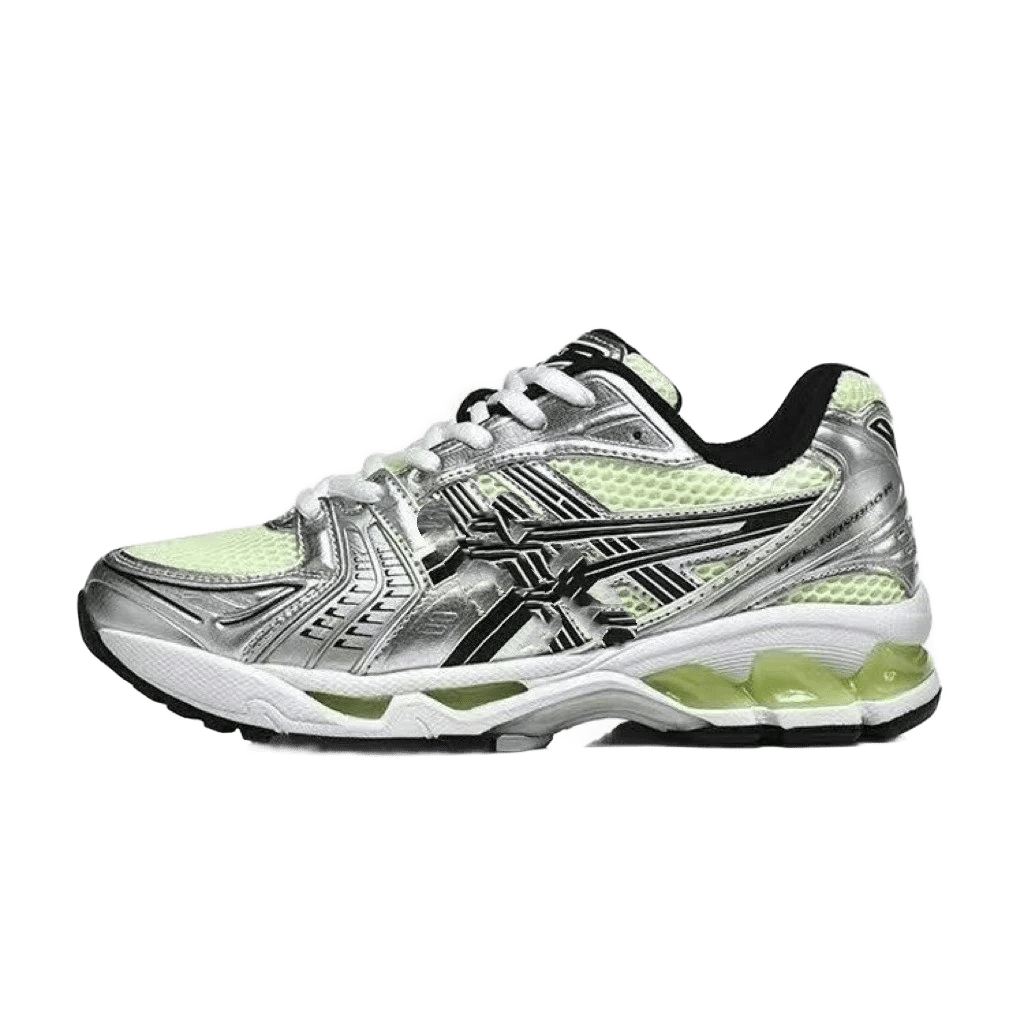 ASICS GEL-KAYANO 30 Silver Green Cushioned Running Shoes