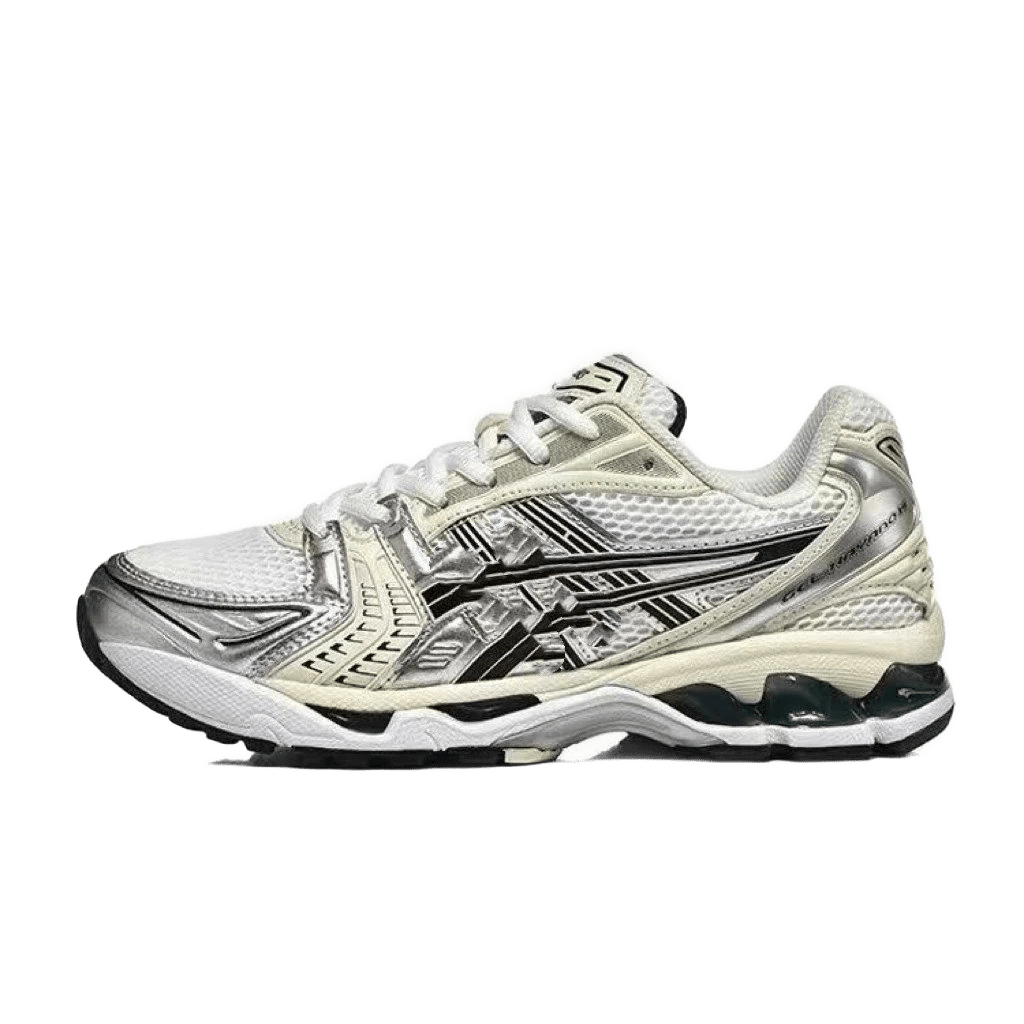 ASICS Retro Cushioned Running Shoes - Breathable Mesh White