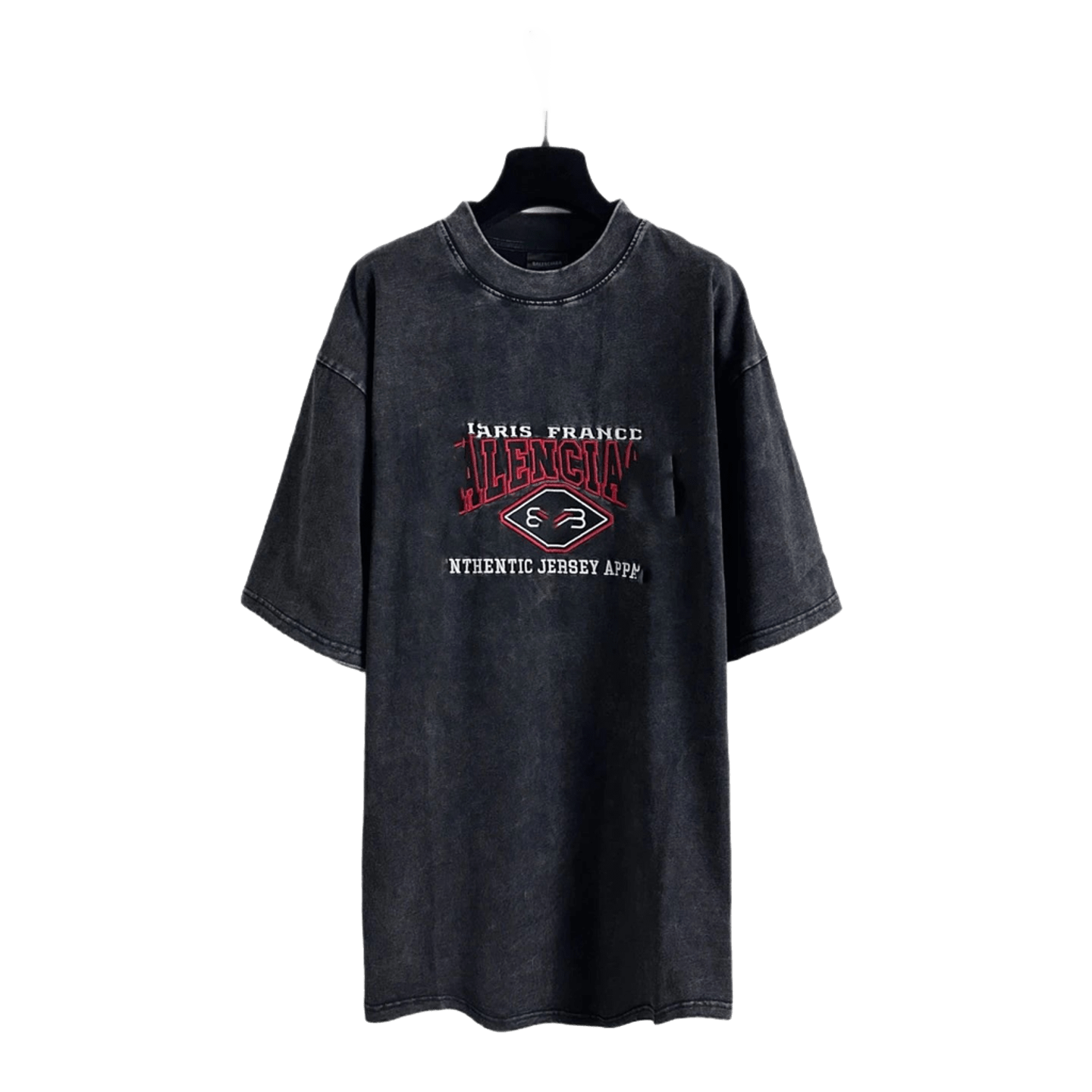 Balenciaga Black Cotton Logo T-Shirt, Unisex