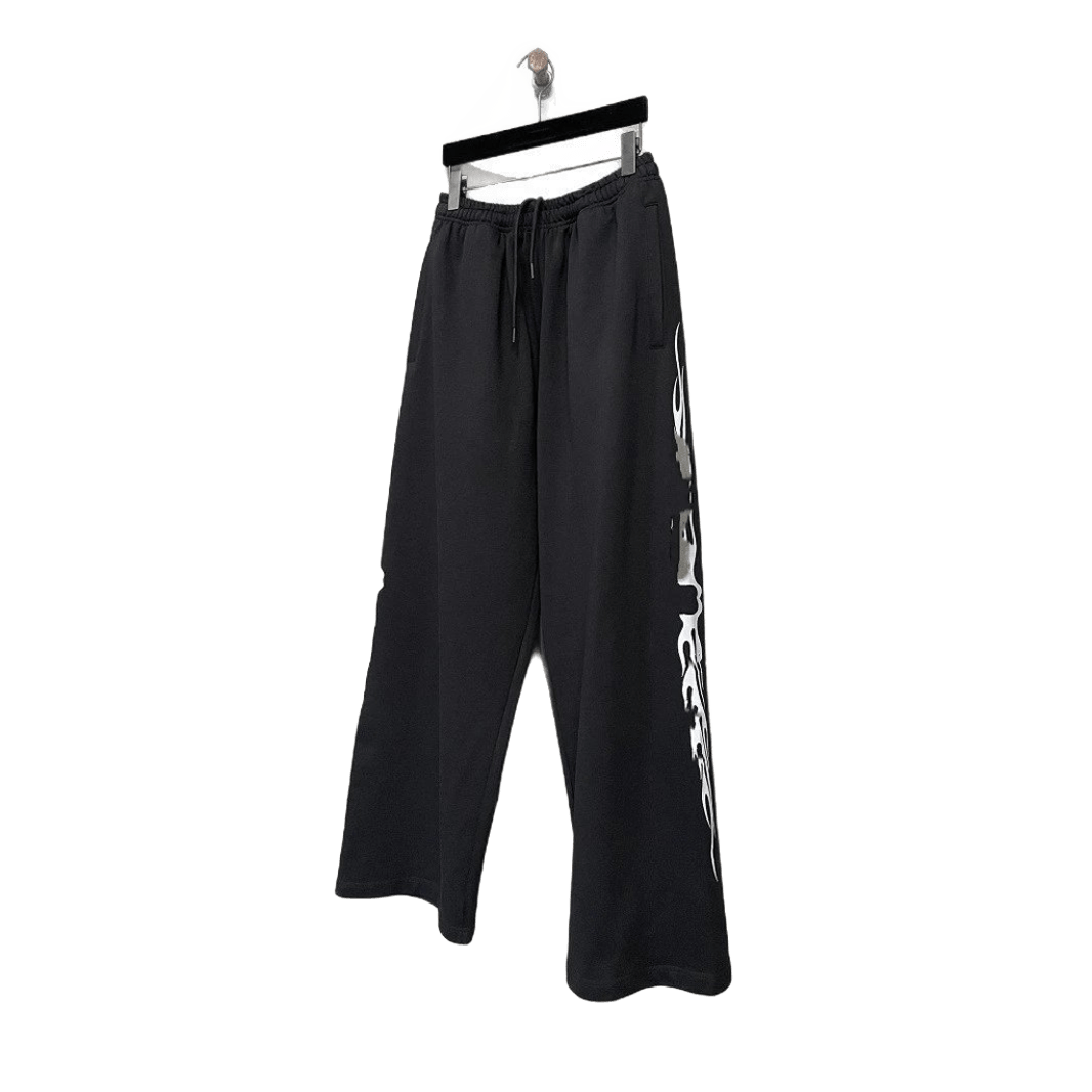 Balenciaga Black Joggers: Unisex Graphic Sweatpants