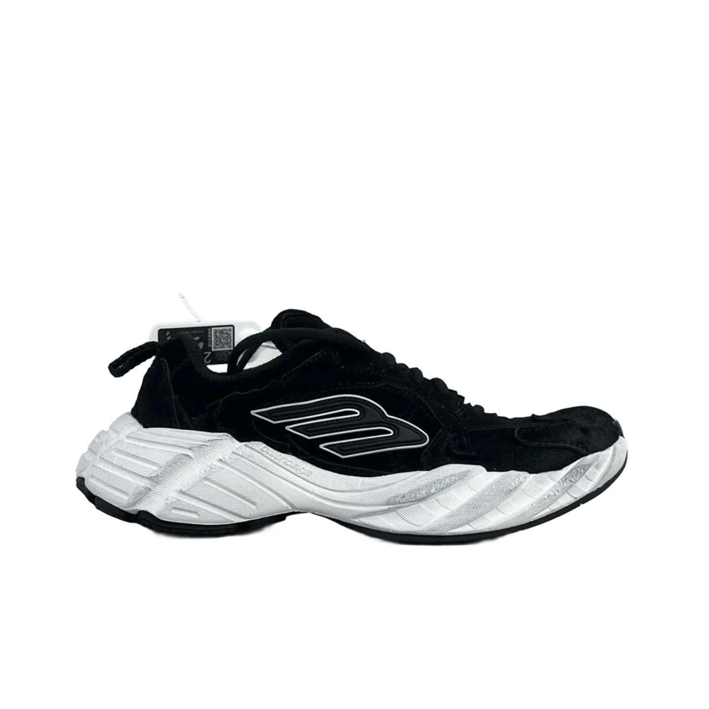 Balenciaga Black Unisex Sneakers, Urban Minimalist Design