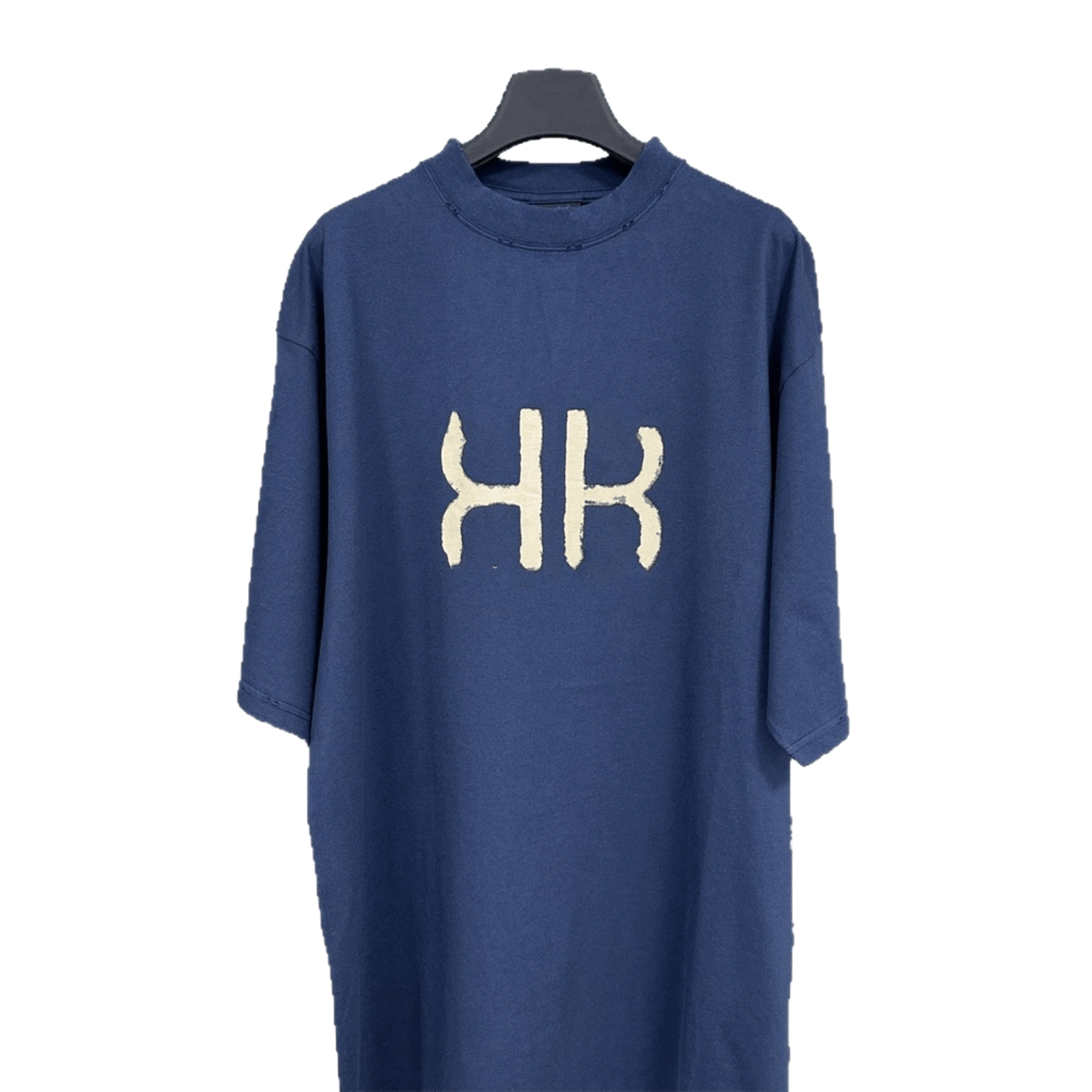 Balenciaga Blue Cotton Unisex T-Shirt