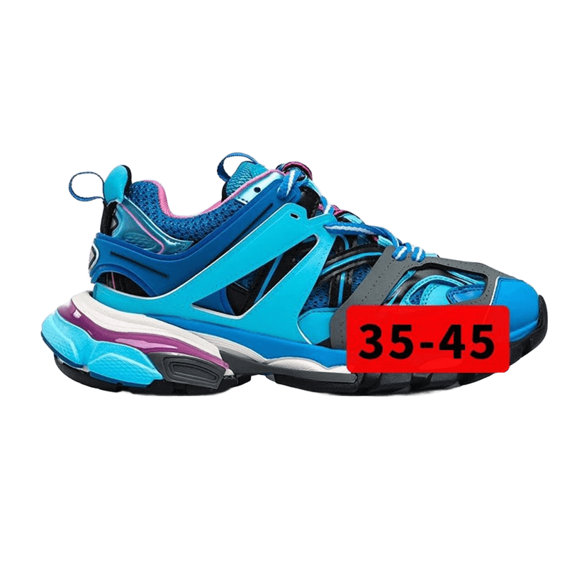 Balenciaga Chunky Blue-Purple Mesh Sneakers | Unisex