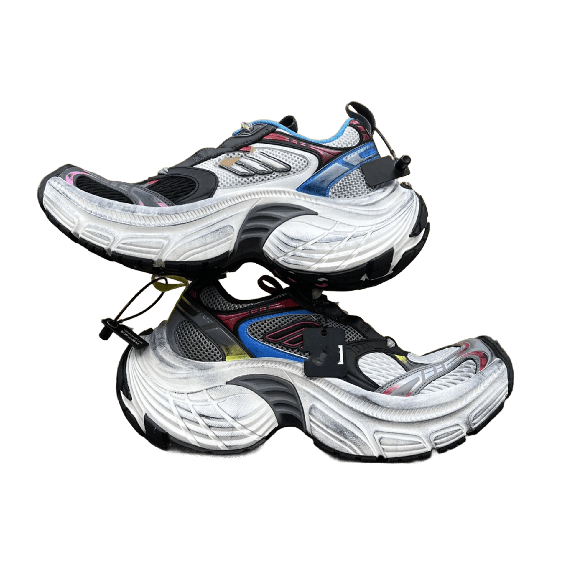 Balenciaga Chunky Sneakers Unisex Mesh Leather Thick Sole