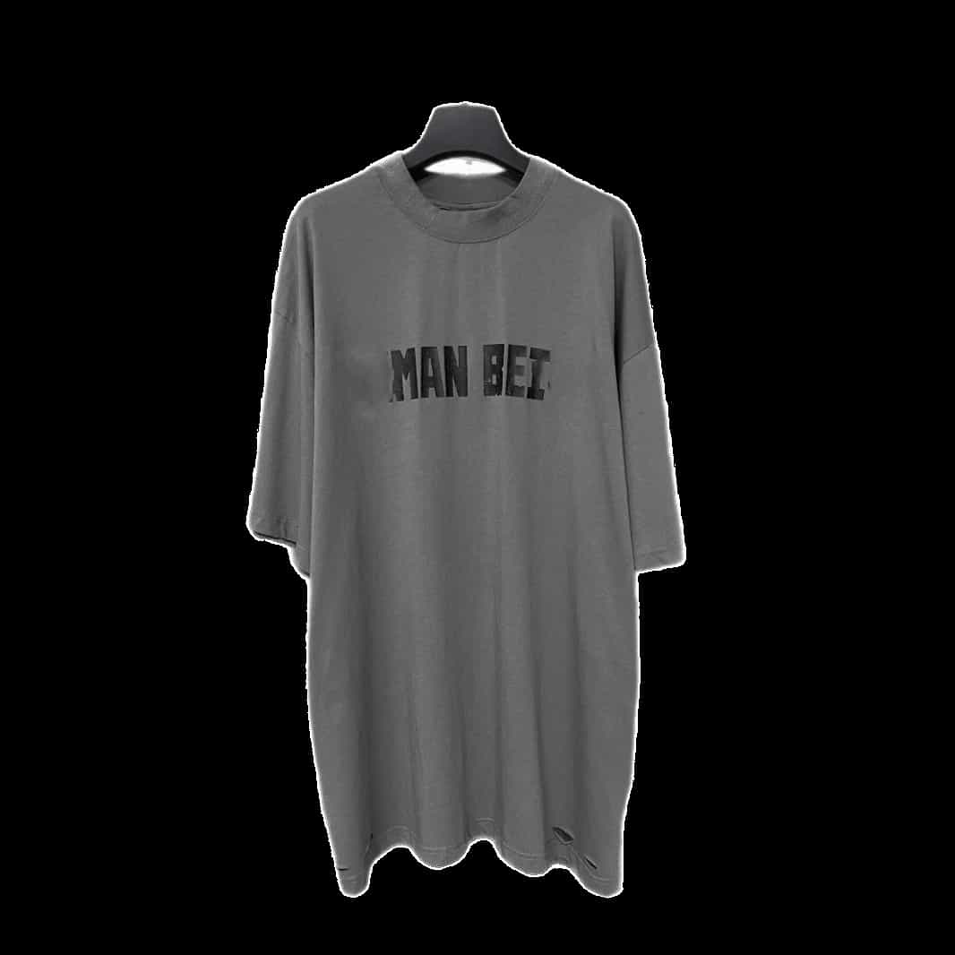 Balenciaga Grey Cotton T-Shirt Unisex 