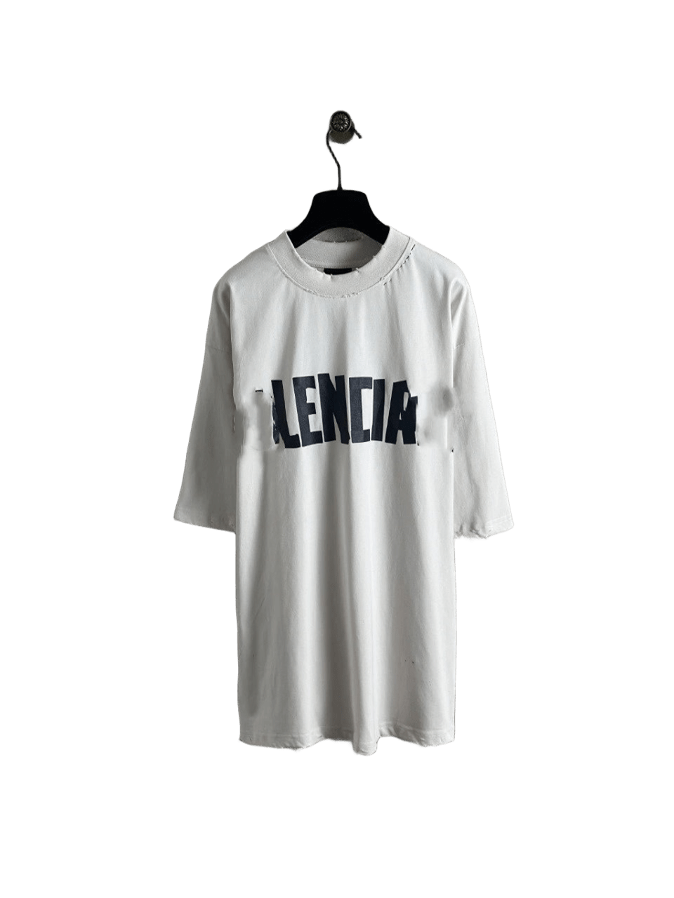 Balenciaga LENCIA White Unisex T-Shirt: Essential Cotton Tee