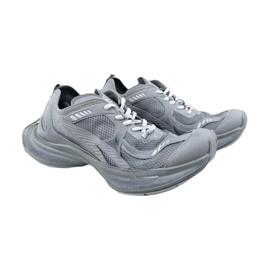 Balenciaga Light Grey Mesh Leather Dad Sneakers Unisex