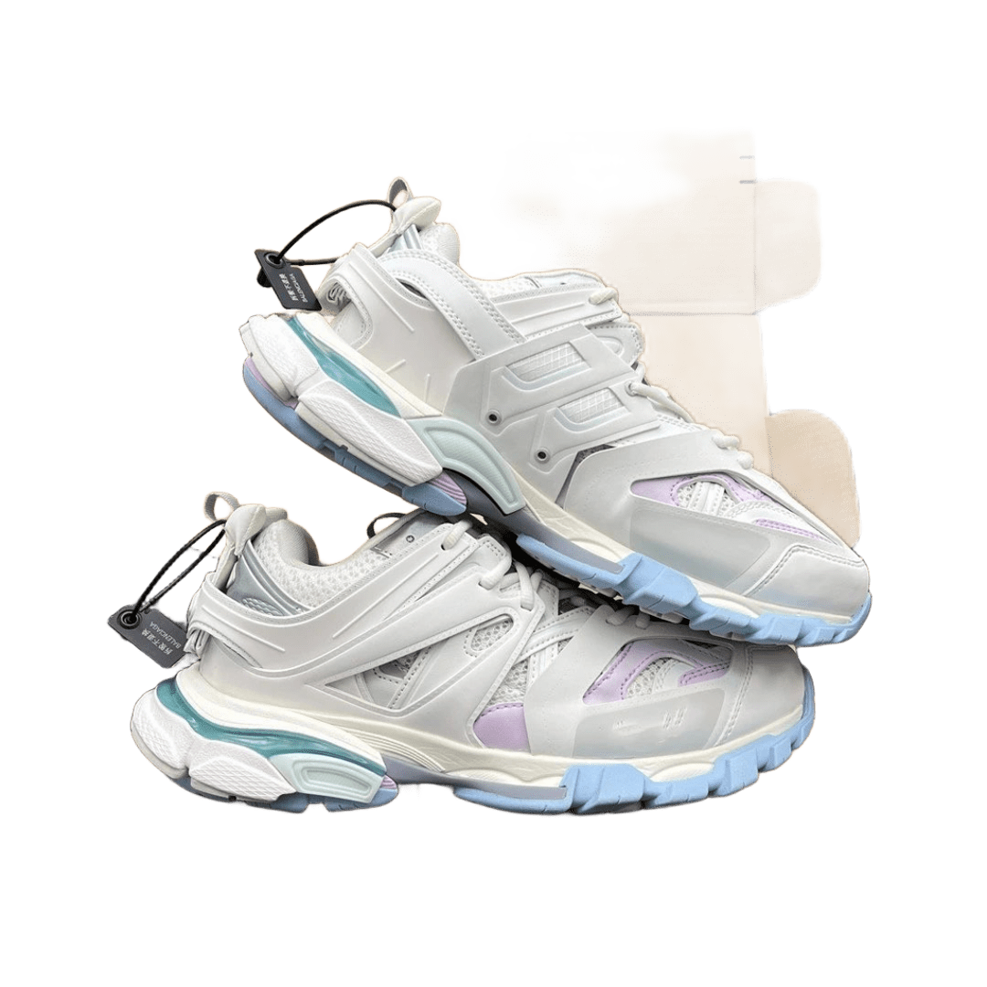 Balenciaga Light Leather Mesh Chunky Sneakers Unisex