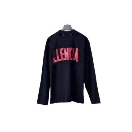 Balenciaga LLENÇA Black Long Sleeve Top | Unisex